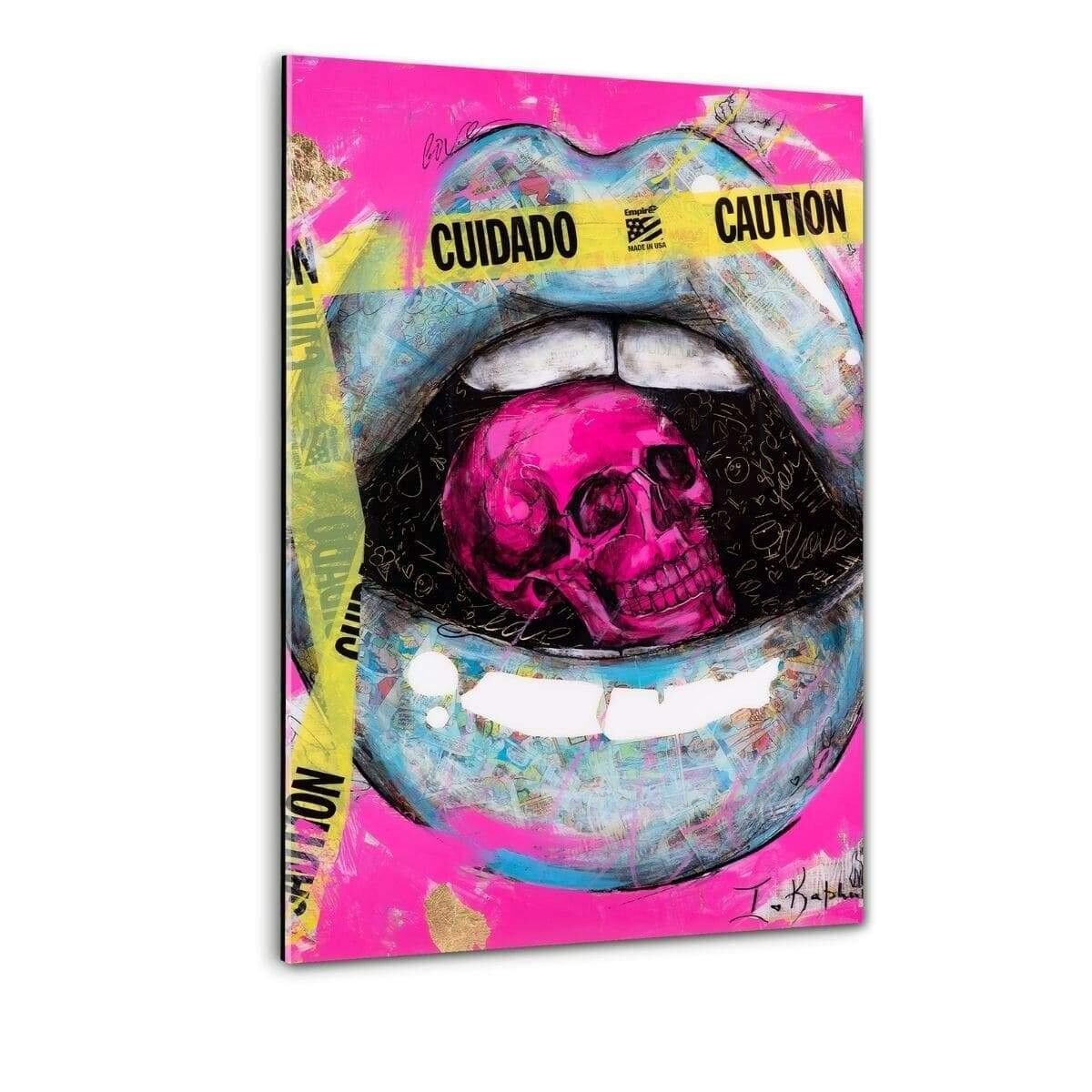 LABIOS DE PRECAUCIÓN - imagen de plexiglás