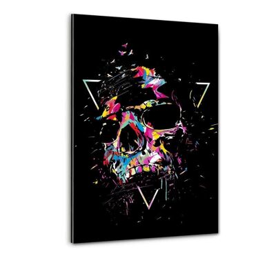 Colorful Skull - Plexiglas picture