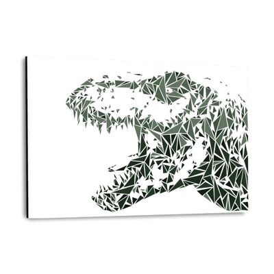 El tiranosaurio - imagen de plexiglás