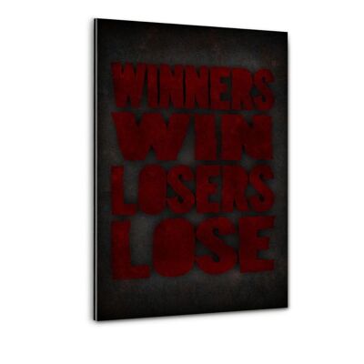 Win or Lose - Plexiglasbild