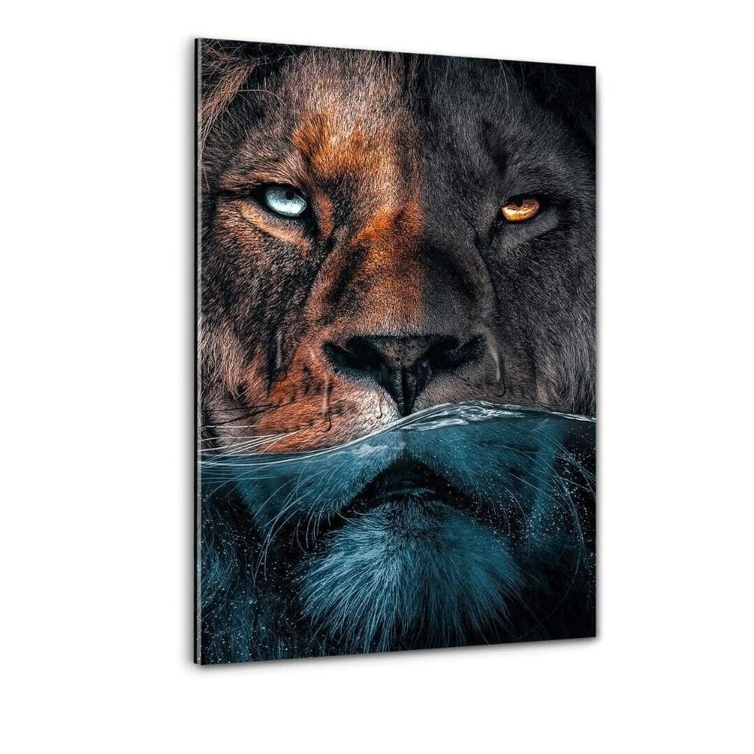 Underwater Lion - Plexiglasbild