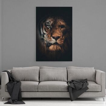 Tigre Lion - image en plexiglas 2