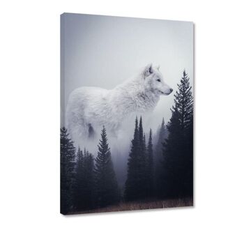 Le loup solitaire - image en plexiglas 4