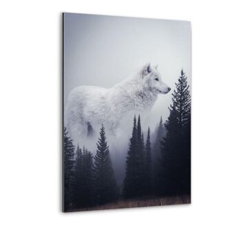 Le loup solitaire - image en plexiglas 5