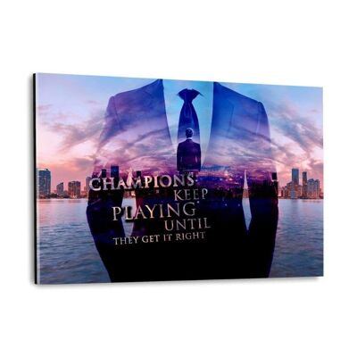 The Champion. - Plexiglasbild