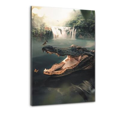 Le Crocodile - image en plexiglas