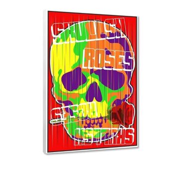 Crânes Et Roses - Plexiglas 3