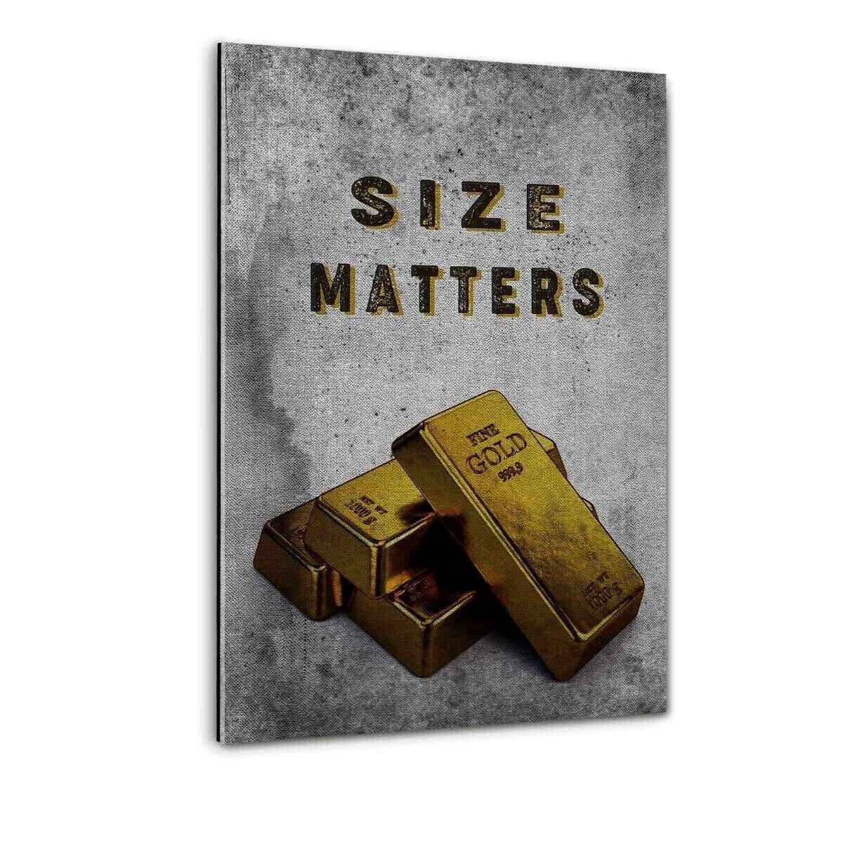 LA DIMENSIONE CONTA - immagine in plexiglass