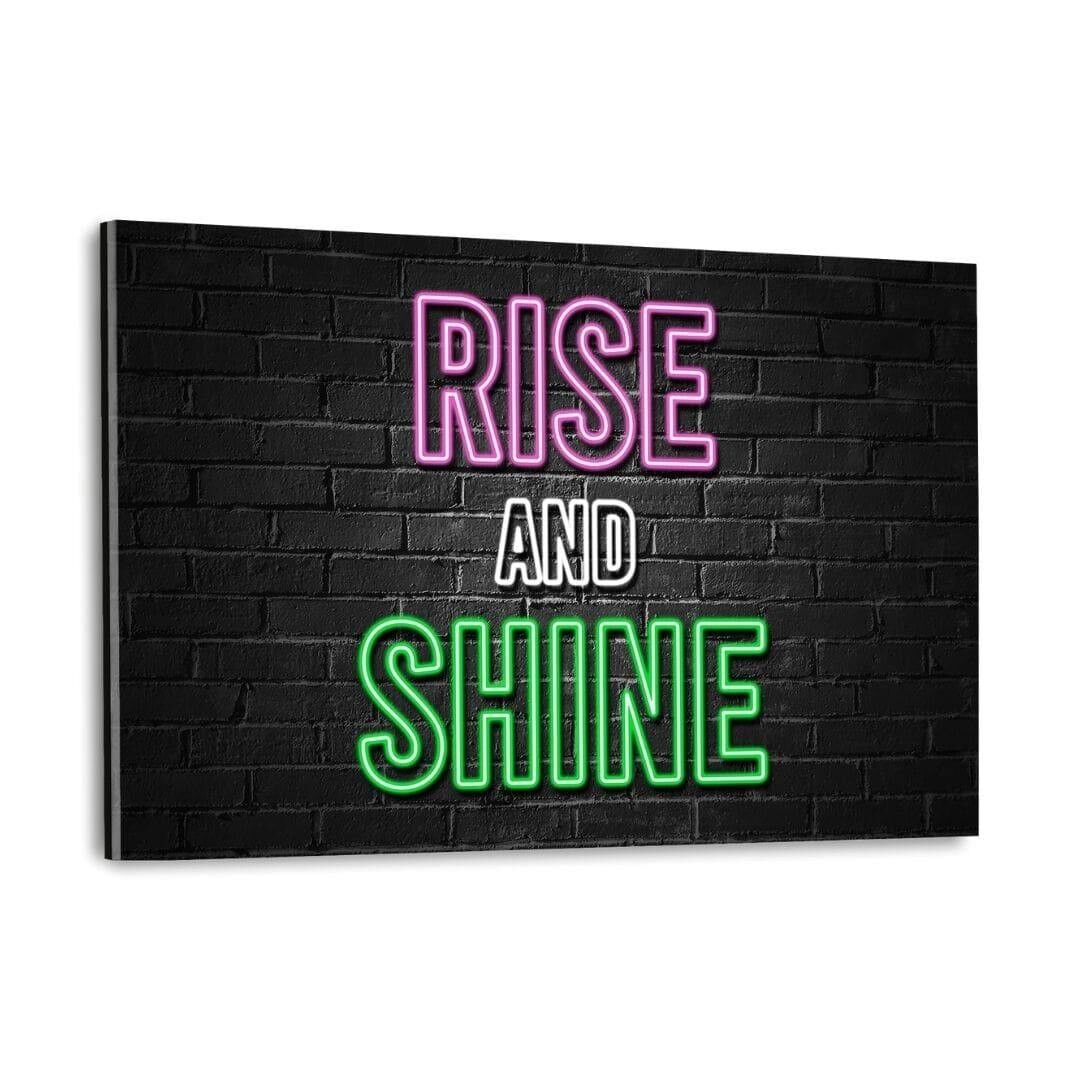 RISE AND SHINE - imagen de plexiglás