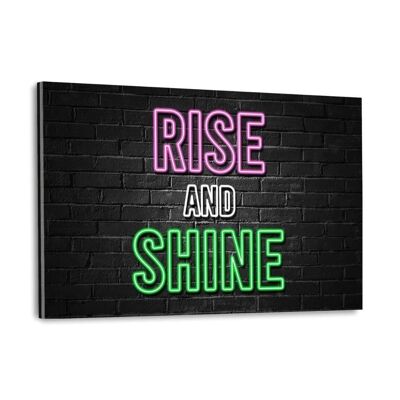 RISE AND SHINE - Plexiglasbild