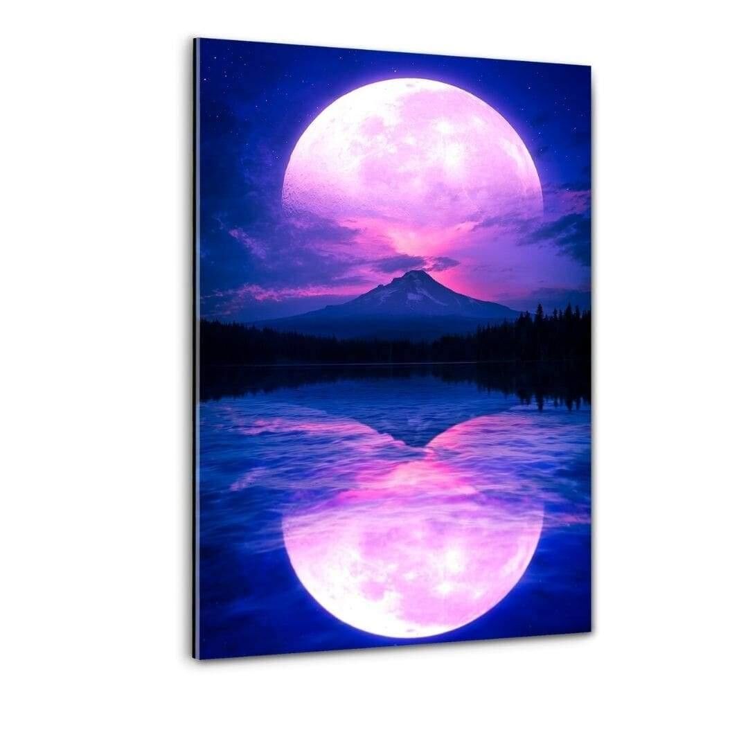 Pink Moon - immagine in plexiglass