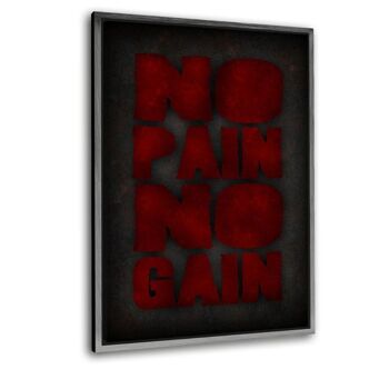 No Pain No Gain #2 - Plexiglas 7
