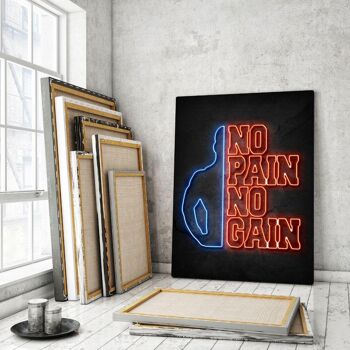 No Pain no Gain #3 - Image en plexiglas 3