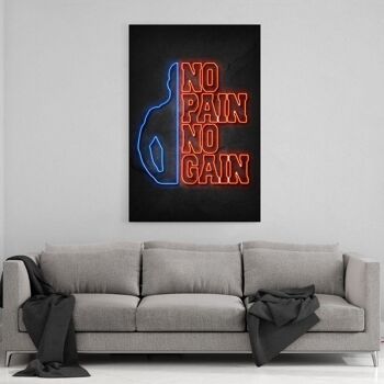 No Pain no Gain #3 - Image en plexiglas 4