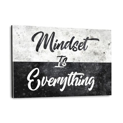 MINDSET IS EVERYTHING - Plexiglasbild