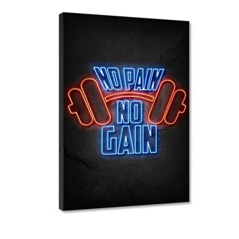 NO PAIN NO GAIN #1 - Image en plexiglas 4