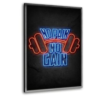 NO PAIN NO GAIN #1 - Image en plexiglas 7