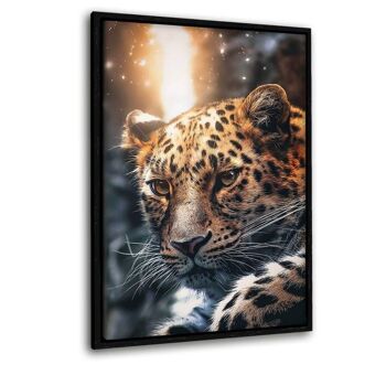 Visage de léopard - image en plexiglas 6