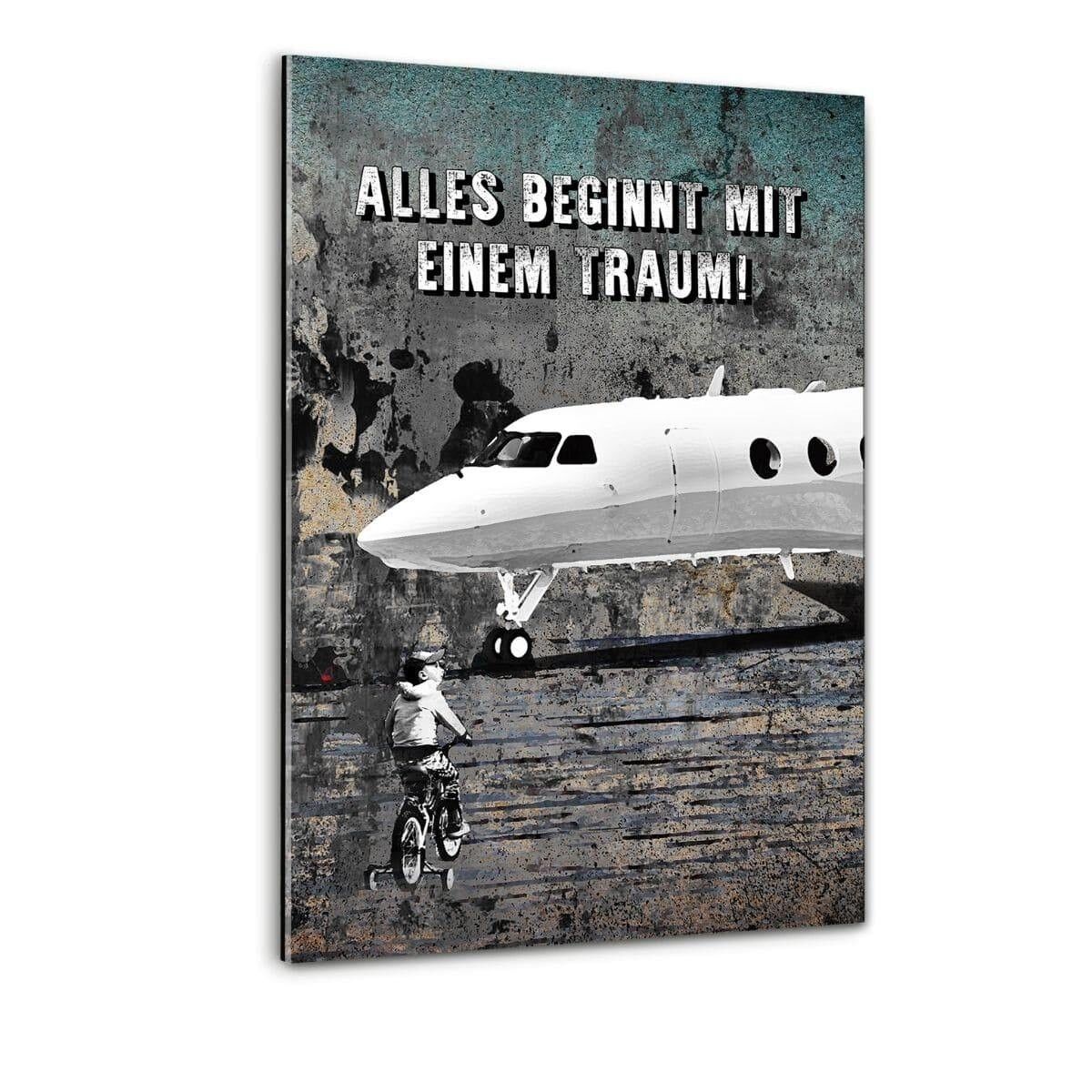 TUTTO INIZIA CON UN SOGNO - Immagine in plexiglas