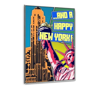 Feliz Nueva York - imagen de plexiglás