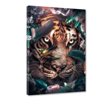 Tigre floral - tableau en plexiglas 4