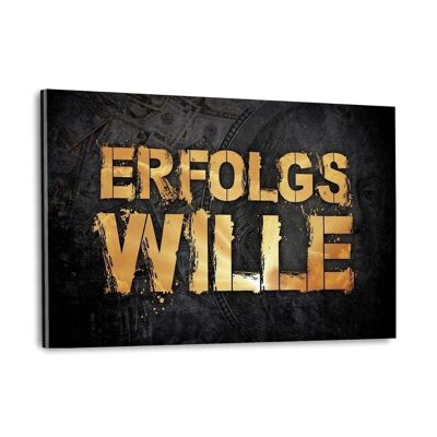 Erfolgswille - Plexiglasbild