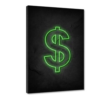Dollar - Tableau néon en plexiglas 4