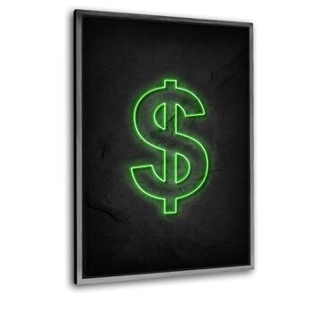 Dollar - Tableau néon en plexiglas 7