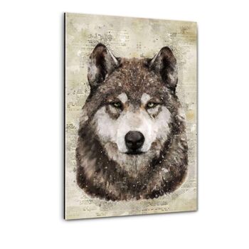 Le loup - Tableau plexiglas 1