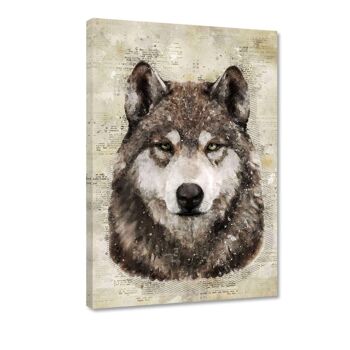 Le loup - Tableau plexiglas 4