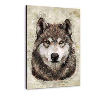 Le loup - Tableau plexiglas 5