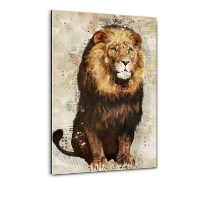 Le lion - Tableau plexiglas