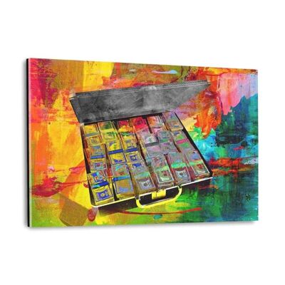 THE SUITCASE FULL OF POSSIBILITIES - COLORFUL - Plexiglas picture