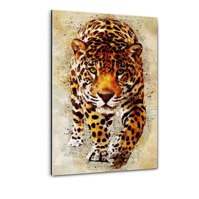 El leopardo - Cuadro de plexiglás