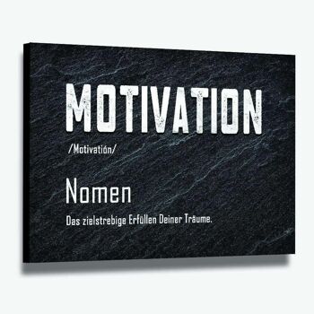 Définition de la motivation - photo en plexiglas 4