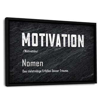 Définition de la motivation - photo en plexiglas 6