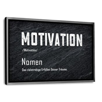 Définition de la motivation - photo en plexiglas 7