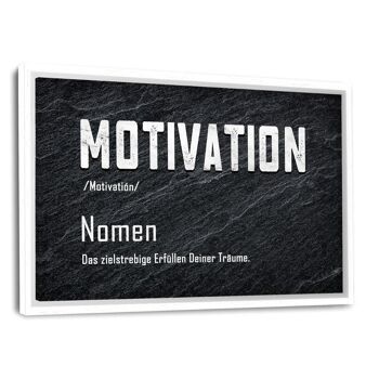 Définition de la motivation - photo en plexiglas 8