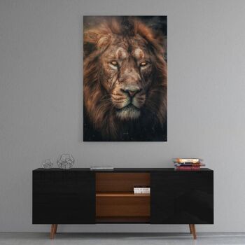 Dark Lion - image en plexiglas 3