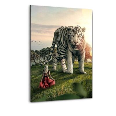 Beauty And The Tiger - Plexiglasbild