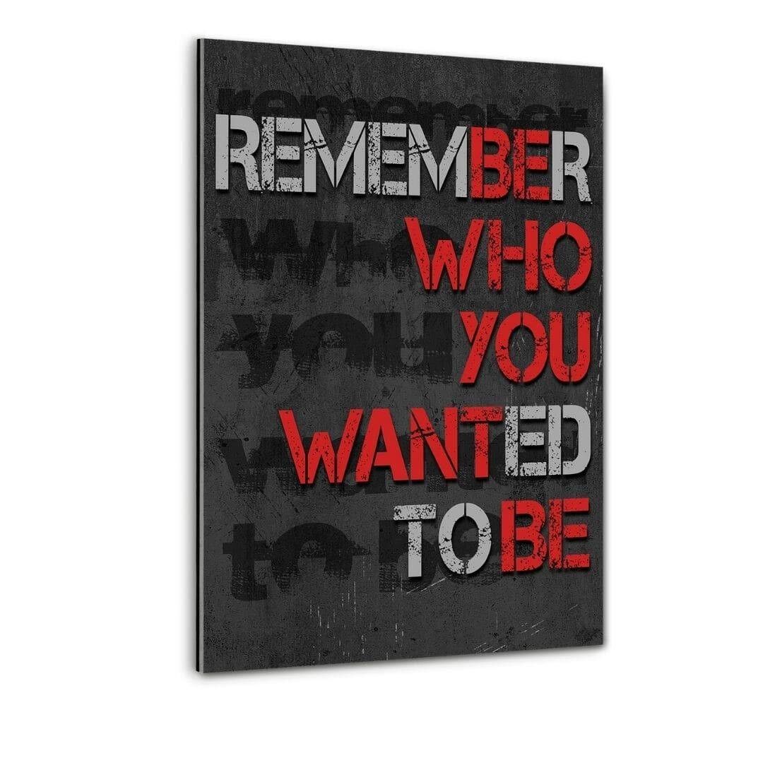 ESSERE CHI VUOI ESSERE - Quadro in plexiglas