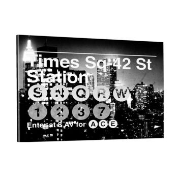 Subway City Art - Station Time Sq 42 - Image Alu-Dibond 5