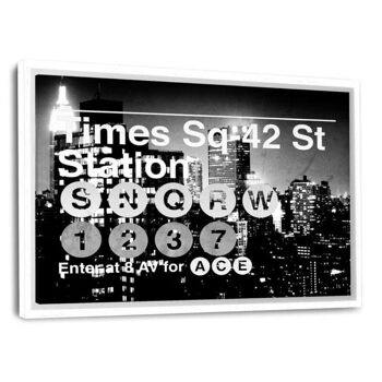 Subway City Art - Station Time Sq 42 - Image Alu-Dibond 8