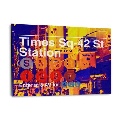 Subway City Art - Time Sq 42 St - Alu-Dibond image