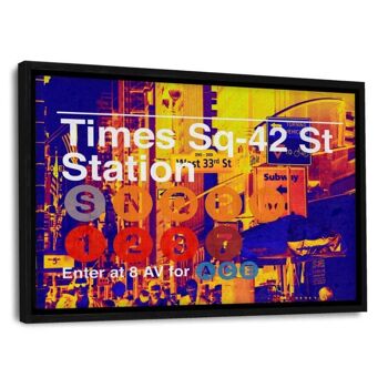 Subway City Art - Time Sq 42 St - Image Alu-Dibond 6