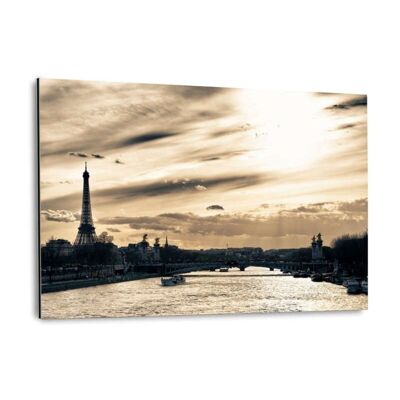 Paris France - Paris Sunset - Alu-Dibond image