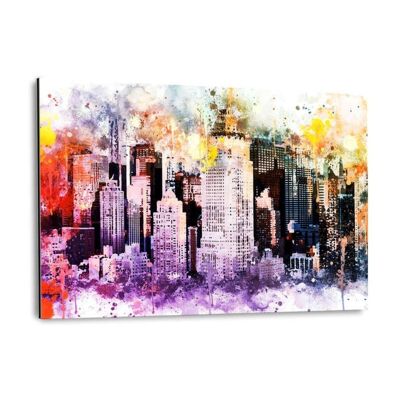 NYC Watercolor - Midtown - Alu-Dibond image