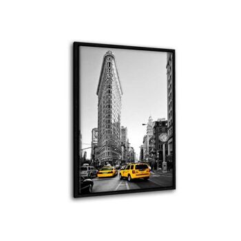 New York - Flatiron Building Taxis - Image Alu-Dibond 6