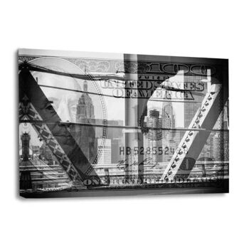 Manhattan Dollars - Entre l'acier - Image Alu-Dibond 4