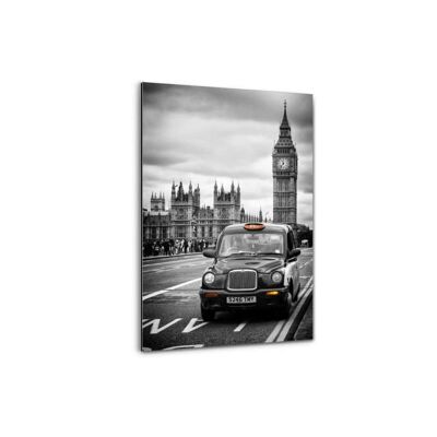 London - UK Cab - Alu-Dibond Bild